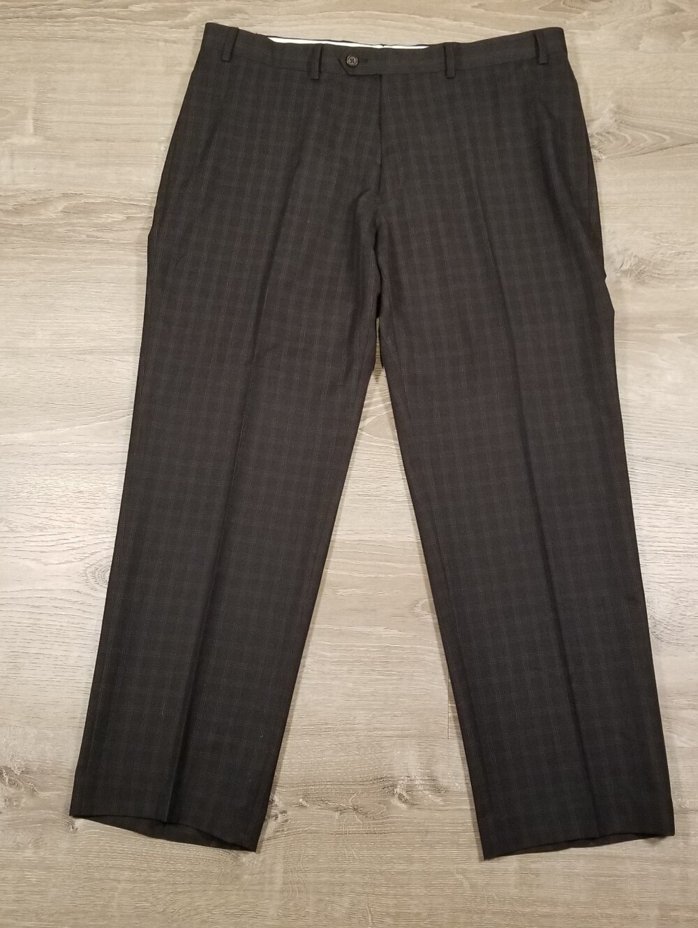 Vintage RRL Double RL Ralph Lauren Mens Dress Pants Gray Plaid Size 38x30